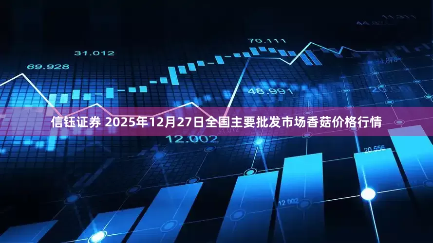 信钰证券 2025年12月27日全国主要批发市场香菇价格行情