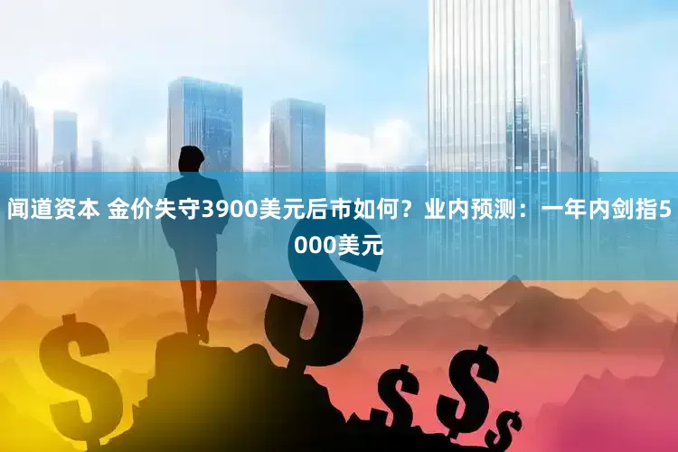 闻道资本 金价失守3900美元后市如何？业内预测：一年内剑指5000美元